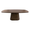 Table de salle à manger ovale 180 cm en acacia massif Sandie