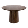 Table de salle à manger ronde en acacia massif Sandie