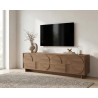 Buffet/bahut bas contemporain 205 cm coloris mercure Zenitude