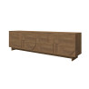 Buffet/bahut bas contemporain 205 cm coloris mercure Zenitude