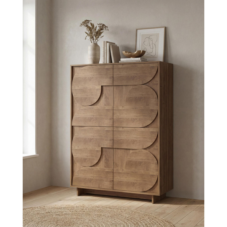 Buffet haut contemporain coloris mercure Zenitude