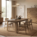 Table de salle &agrave; manger extensible contemporaine mercure Zenitude