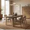 Table de salle à manger extensible contemporaine mercure Zenitude
