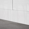 Cuisine complète 180 cm contemporaine blanc/chêne Louna