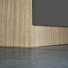 Cuisine complète 180 cm contemporaine anthracite mat/chêne Louna