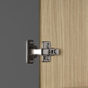 Cuisine complète 180 cm contemporaine anthracite mat/chêne Louna