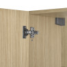 Cuisine complète 180 cm contemporaine cachemire/chêne Louna