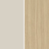 Cuisine complète 180 cm contemporaine cachemire/chêne Louna