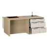 Îlot de cuisine moderne 200 cm cachemire/chêne Louna
