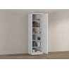 Colonne de cuisine moderne 60 cm blanc brillant Louna