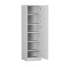 Colonne de cuisine moderne 60 cm blanc brillant Louna