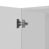 Colonne de cuisine moderne 60 cm blanc brillant Louna