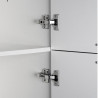 Colonne de cuisine moderne 60 cm blanc brillant Louna