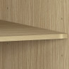 Colonne de cuisine moderne 60 cm anhtracite mat/chêne Louna