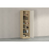Colonne de cuisine moderne 60 cm cachemire/chêne Louna