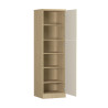 Colonne de cuisine moderne 60 cm cachemire/chêne Louna