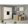 Colonne de cuisine moderne 60 cm cachemire/chêne Louna