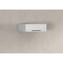Meuble haut 1 abattant de cuisine moderne banc brillant Louna