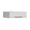 Meuble haut 1 abattant de cuisine moderne banc brillant Louna