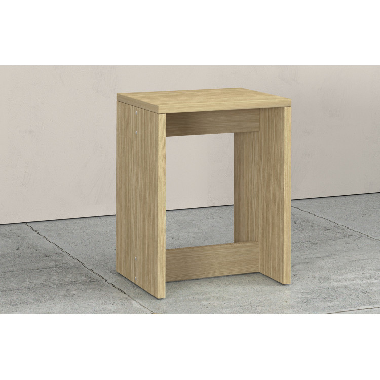 Tabouret de cuisine moderne chêne chopin Louna