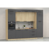 Cuisine complète moderne anthracite mat/chêne Louna