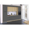 Cuisine complète moderne anthracite mat/chêne Louna