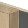 Cuisine complète moderne anthracite mat/chêne Louna