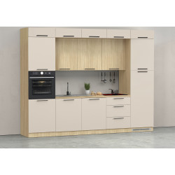 Cuisine complète moderne cachemire/chêne Louna