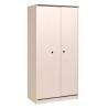 Armoire enfant 2 portes contemporaine pin memphis/rose ou bleu Droopy