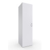 Armoire de buanderie blanche 1 porte profondeur 54 cm Jesy