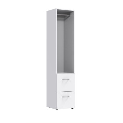 Armoire penderie de buanderie blanche profondeur 40 cm Jesy