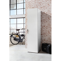 Armoire 1 porte à cadenas blanche profondeur 54 cm Jesy