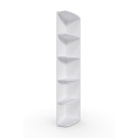 Etag&egrave;re d'angle moderne blanche Jesy