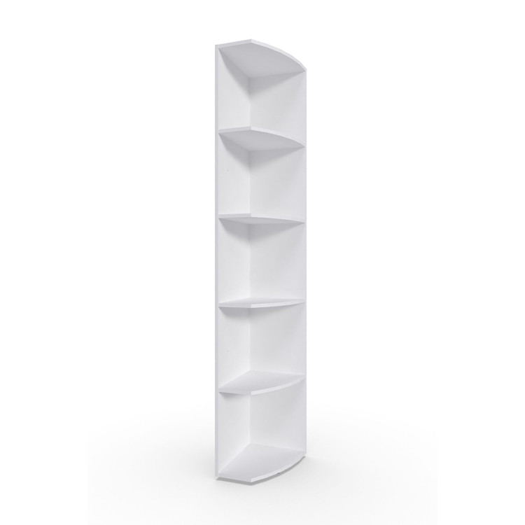 Etagère d'angle moderne blanche Jesy