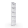 Etagère d'angle moderne blanche Jesy