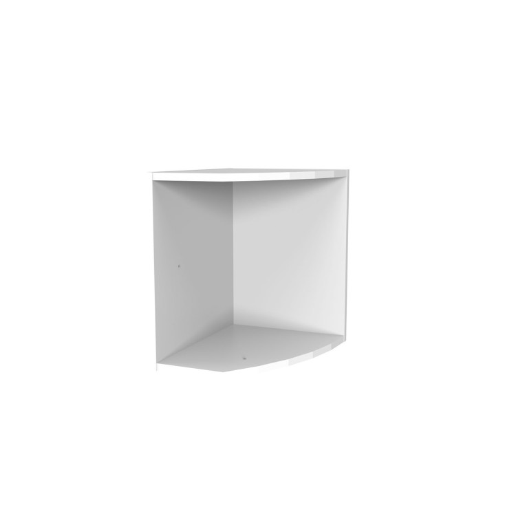Surmeuble blanc pour étagère d'angle Jesy