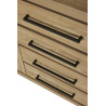 Buffet/bahut contemporain 225 cm chêne houston Vita