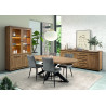 Buffet/bahut contemporain 225 cm chêne houston Vita