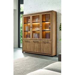 Bibliothèque contemporaine 175 cm chêne houston Vita