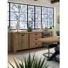 Buffet/bahut contemporain 230 cm chêne castle Verneuil