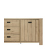 Buffet/bahut contemporain 230 cm chêne castle Verneuil