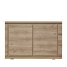 Buffet/bahut contemporain 238 cm chêne hudson Heria