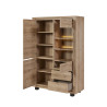 Vaisselier/argentier contemporain 128 cm chêne hudson Heria