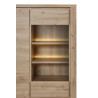 Vaisselier/argentier contemporain 128 cm chêne hudson Heria