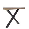 Table de salle à manger contemporaine chêne hudson Heria