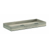 Lit-tiroir contemporain chêne gris Gladys