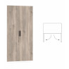 Armoire contemporaine 100 cm chêne gris Gladys