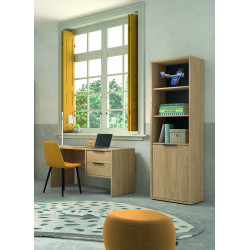 Bibliothèque enfant contemporaine coloris acacia Gladys