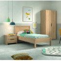 Lit enfant contemporain coloris acacia Gladys