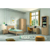Lit enfant contemporain coloris acacia Gladys